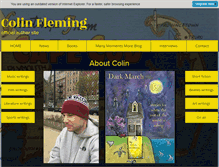 Tablet Screenshot of colinfleminglit.com